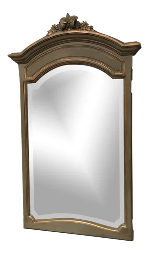 19th Century Distressed Louis XV Mirror