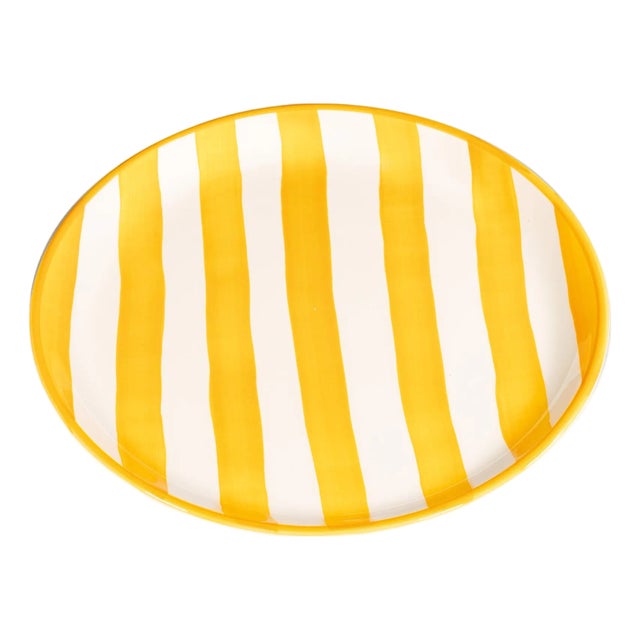 Lido Dinner Plate (Set of 4) - Yellow For Sale
