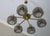Large Brass and Glass Chandelier from Hans-Agne Jakobsson, Sweden, 1960s For Sale - Image 5 of 11