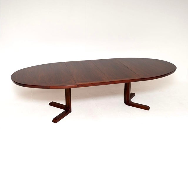 Dyrlund Vintage Danish Extendable Dining Table from Dyrlund, 1960 For Sale - Image 4 of 11