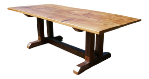 English Rustic Elm Barn Table, 1920s