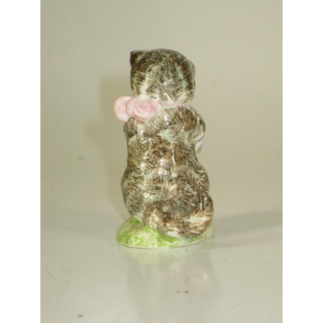 Late 20th Century Beatrix Potter, Tom Kitten & Miss Moppet, Porcelain Figurine, Beswick, England. For Sale - Image 4 of 12
