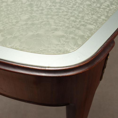 Brown Vintage Italian Dining Table, 1950s For Sale - Image 8 of 10