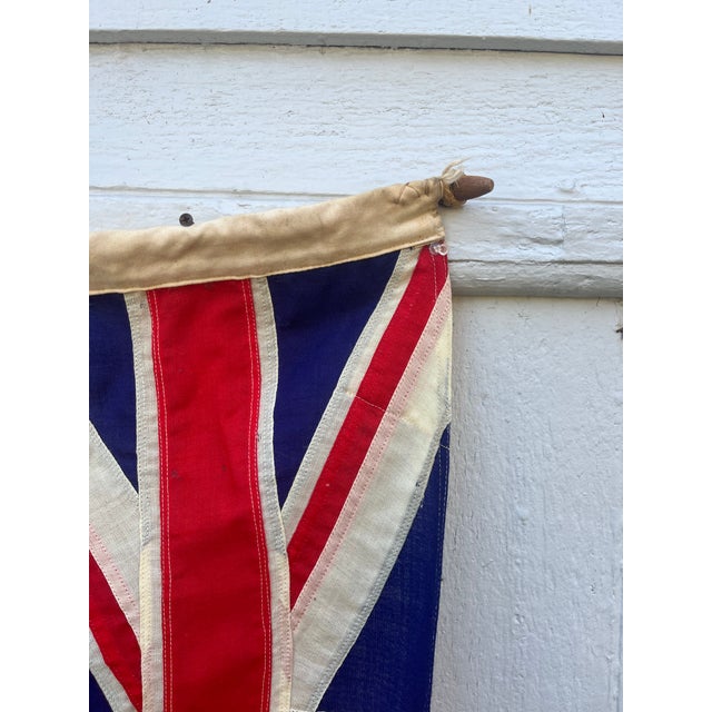 Vintage Australia Flag of Sewn Wool With Appliqué Stars For Sale - Image 4 of 5