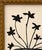 Abstract Original Contemporary Black and White Framed Floral Painting For Sale - Image 3 of 3