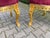 1980s Italian Rococo Gold Beech Velvet Side Chairs 2pc- Pair For Sale - Image 10 of 18