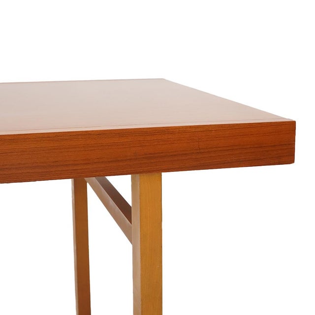 Rectangular Dining Table with Extendable Top, 1960s For Sale - Image 12 of 14