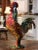 Large French Barbotine Majolica Rooster Sculpture From Normandy For Sale In Dallas - Image 6 of 11