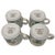 Vintage Set of Villeroy and Boch Basket Coffee Cups and Matching Saucers - Set of 8 For Sale - Image 9 of 12