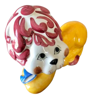 Guadrifoglio Florence Italian Pottery Lion Coin Bank
