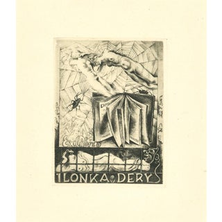 Michel Fingesten, Ex Libris, 1930s, Etching For Sale