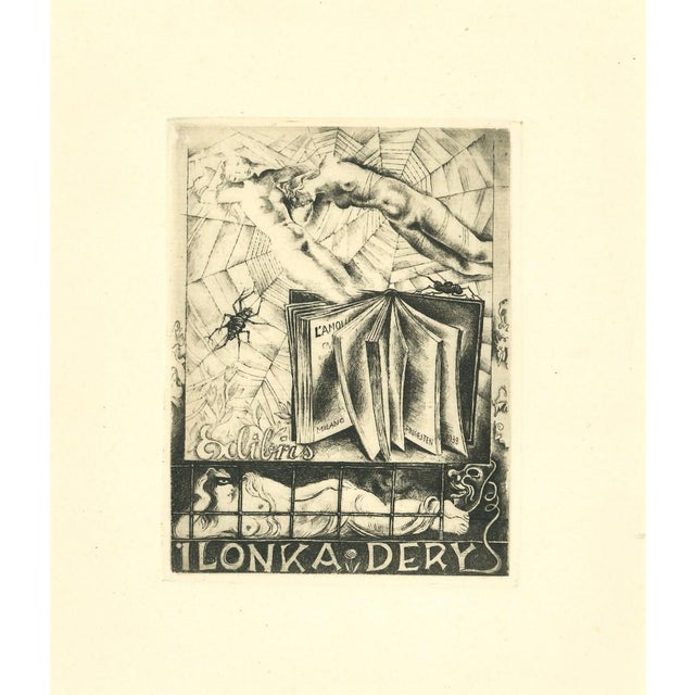 Michel Fingesten, Ex Libris, 1930s, Etching For Sale