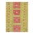 Vintage Zeki Müren Rug in Green, Red and Gold Geometric Patterns by Rug & Kilim For Sale