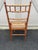 Antique Faux Bamboo R J Horner Style Caned Accent Chair For Sale - Image 14 of 18