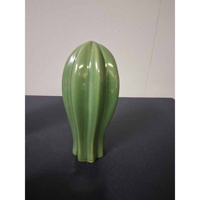 Minimalist 3 Pc. Glazed Stoneware Cacti - Set of 3 For Sale - Image 9 of 11