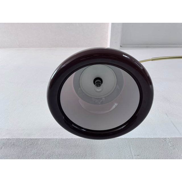 Brown Arc Lamp from Cosack Leuchten, 1970s For Sale - Image 8 of 12