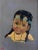 1950s Framed Pair of Original Oil Paintings, Young Native American Girls For Sale - Image 4 of 9