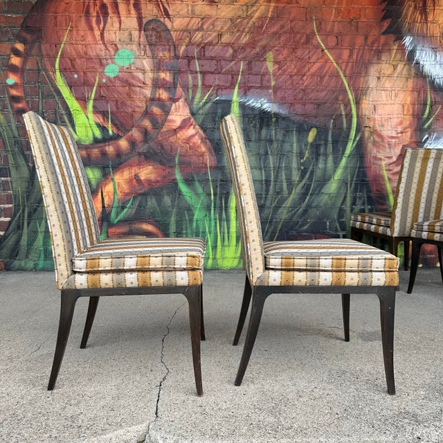 Set of 6 Harvey Probber Dining Chairs Saber Legs For Sale In Cleveland - Image 6 of 12