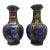 Pair of Vintage Chinese Famille Rose Hexagonal Vases For Sale