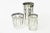 1950s Vintage Silvered Barware Set of 18 Glasses With Silver ,Modern Mid Century For Sale - Image 5 of 12