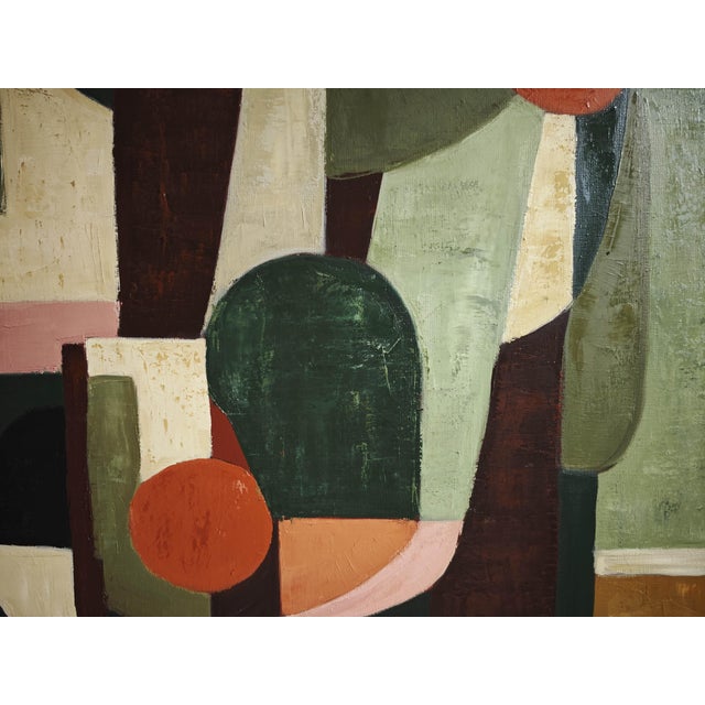 Correspondances, Abstract Geometric, Contemporary Oil Painting, Framed by Sophie Dumont For Sale - Image 6 of 9