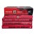 1990s Red Decorated of Four Hard Cover Books. For Sale