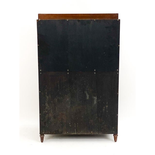 Antique English Mahogany Server Chiffonier Display Cabinet For Sale - Image 12 of 13