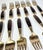 These are the real mid- century deal- Asian chinoiserie cutlery. Each one is made of two rosewood pieces that were hand...