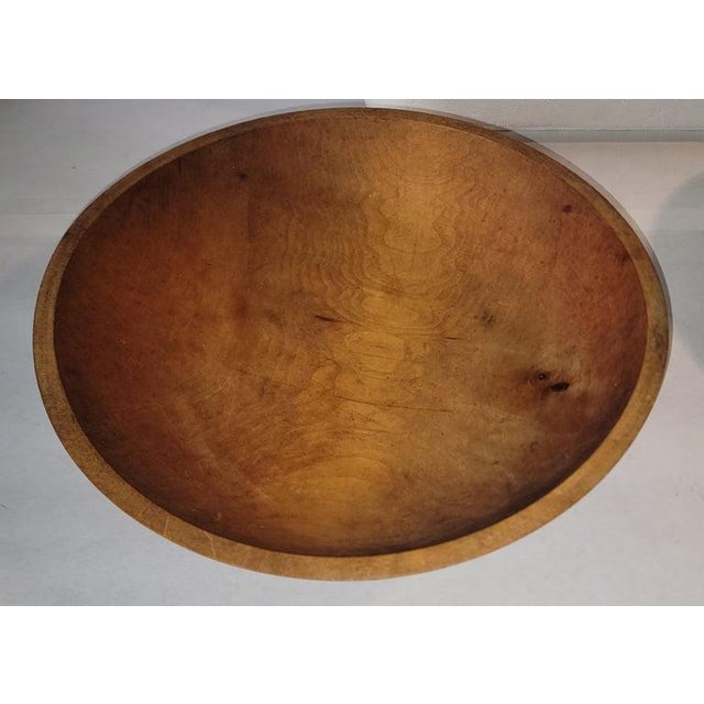 Brown Collection of Four 19thc Hand Carved Wooden Bowls For Sale - Image 8 of 11