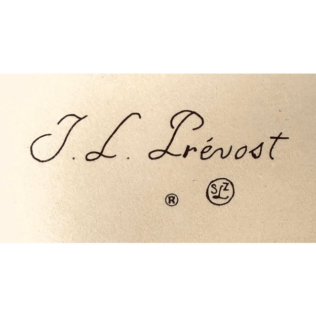 French Early 20th Century J L Prevost Botanical Lithograph - Sidney Z. Lucas SZL - Reticulated Wood Frame - Pansies, Poppies & Peony For Sale - Image 3 of 12