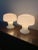 Mid-Century Modern 1960s Laurel Studio Mushroom Table Lamps, a Pair For Sale - Image 3 of 9