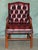 Georgian Style Oxblood Leather & Mahogany Gainsborough Library Armchair A handsome and generously proportioned Georgian...