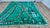 Abstract Handmade Moroccan Beni Ourain Rug, Emerald Green Abstract, 9'7" X 6'9" For Sale - Image 3 of 15