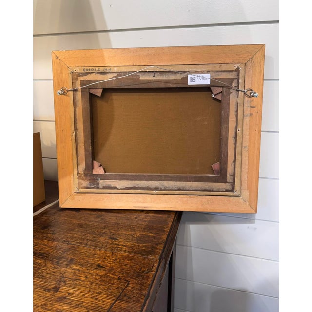 Mid 20th Century Oil on Canvas "Lake District Farmhouse" For Sale - Image 9 of 9