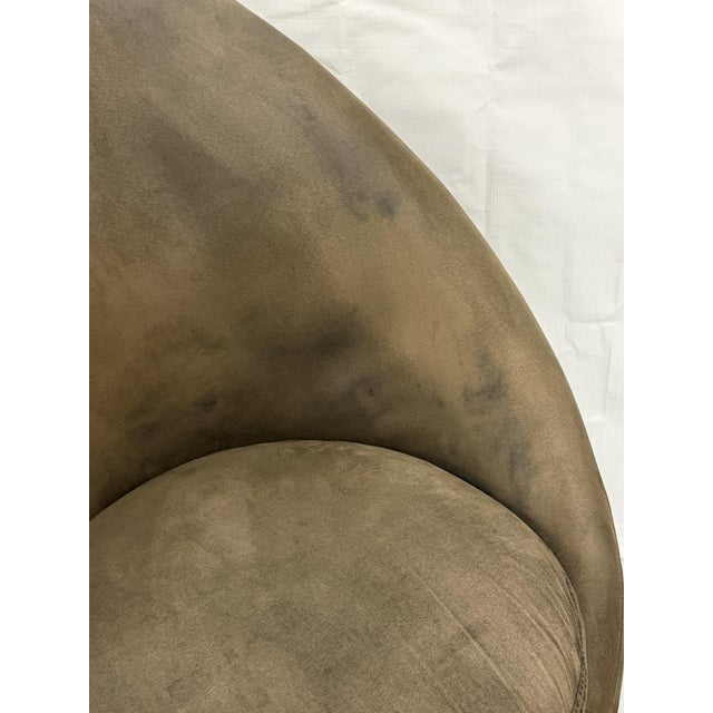 Vintage Pair Milo Baughman for Thayer Coggin Swivel Egg Lounge Chairs, Usa 1960s For Sale - Image 14 of 18