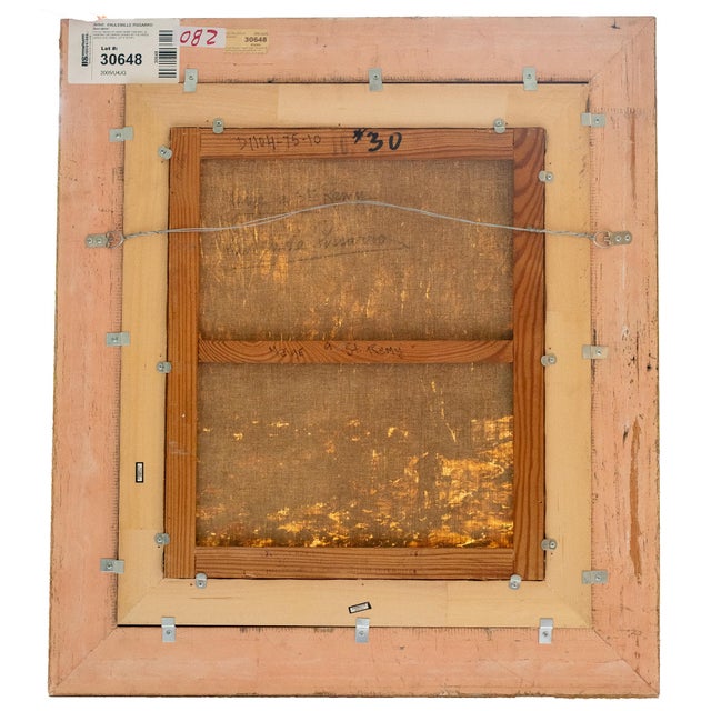 1930s Mid 20th Century Paul-Emile Pissarro - Niege at Saint Remy, Oil on Canvas For Sale - Image 5 of 5