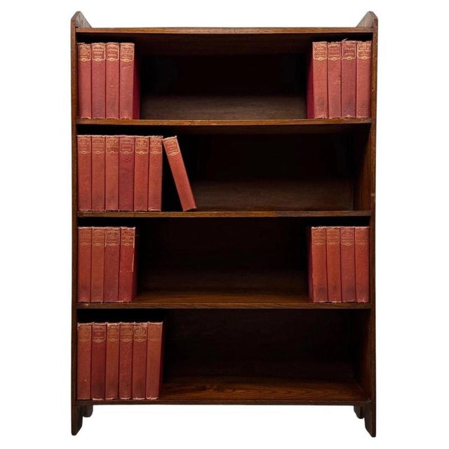 20th Century Edwardian Open Library Bookcase, 1890s For Sale - Image 11 of 11