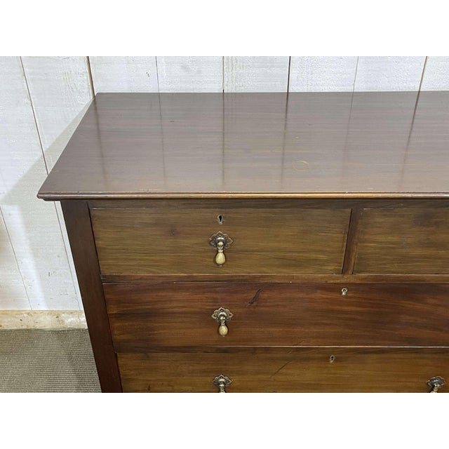 1930s English Mahogany Chest of Drawers, 1930s For Sale - Image 5 of 15