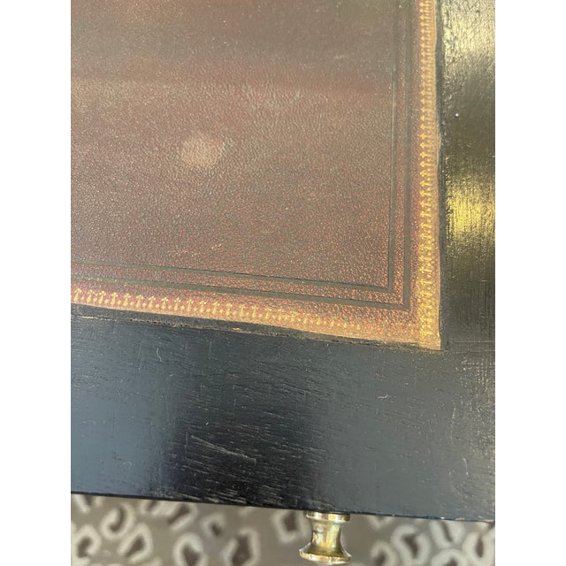 French Napoleon III Ebonized Mechanical Writing Table & Vanity, 19th Century For Sale - Image 13 of 18