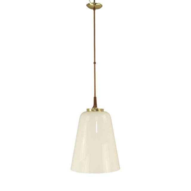 Cinema Foyer Glass Lamp, Italy, 1960s For Sale