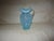 Traditional Antique Fenton Daisy and Fern Opalescent Blue Art Glass Pitcher For Sale - Image 3 of 10