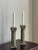 Neoclassical-Style Cast Plaster Candlestick Holders -- a Pair For Sale - Image 4 of 12