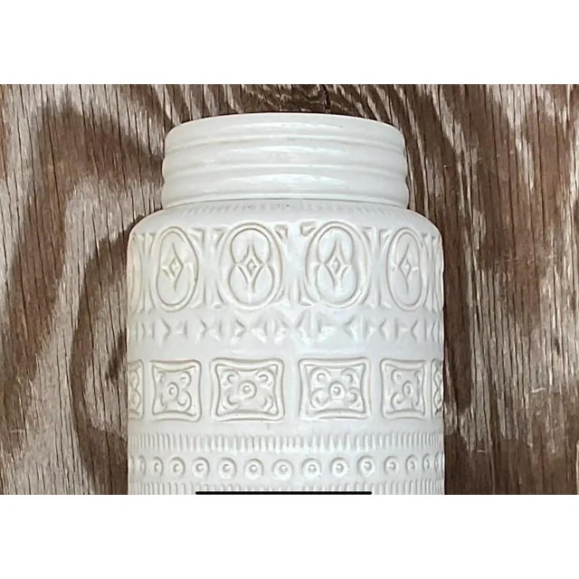 Vintage MCM West German Studio Pottery Vase For Sale - Image 10 of 12