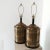 Metal Mid Century Brass Cylinder Lamps - a Pair For Sale - Image 7 of 13