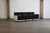 Model 620 Two Seater Sofa in Black Leather by Dieter Rams for Vitsoe, 1979 For Sale - Image 3 of 11