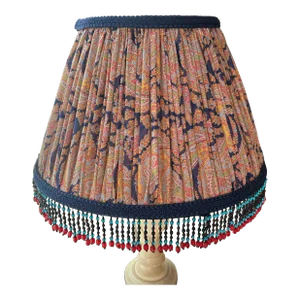 Antique Fabric Hand Made Lampshade