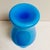 Carlo Moretti 1990’s Moretti Style Aqua Blue Cased Glass Tall Vase For Sale - Image 4 of 4