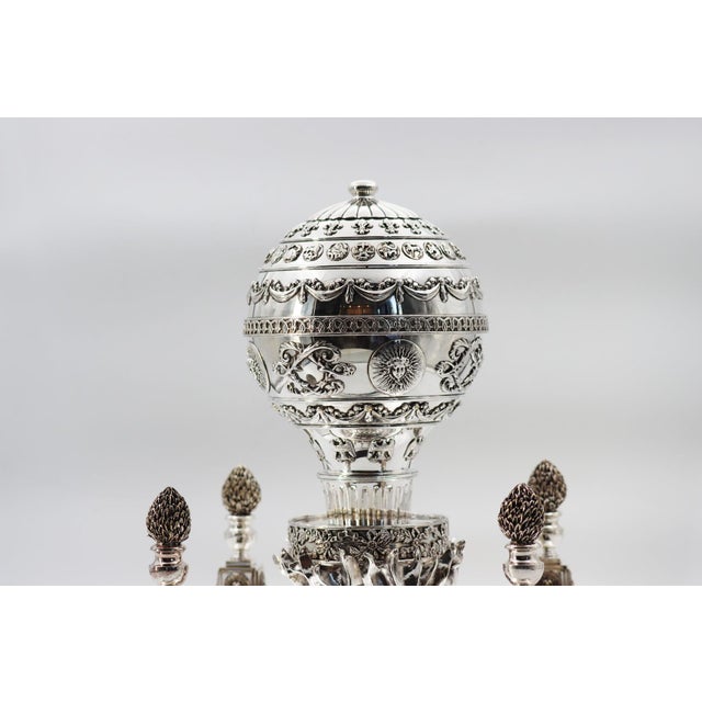 La Montgolfiere Table Centre Caviar Display by Richard Lauret For Sale - Image 12 of 17