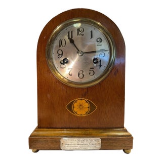 Antique English/German Beehive Style Mantel Clock For Sale