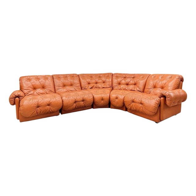 Modular Sofa in the style of Afra & Tobia Scarpa, 1970s, Set of 5 For Sale